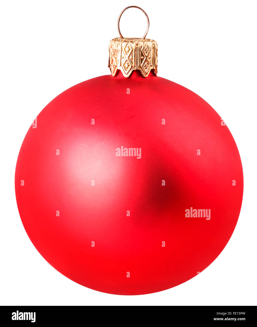 Christmas ball Isolated on white background Stock Photo - Alamy