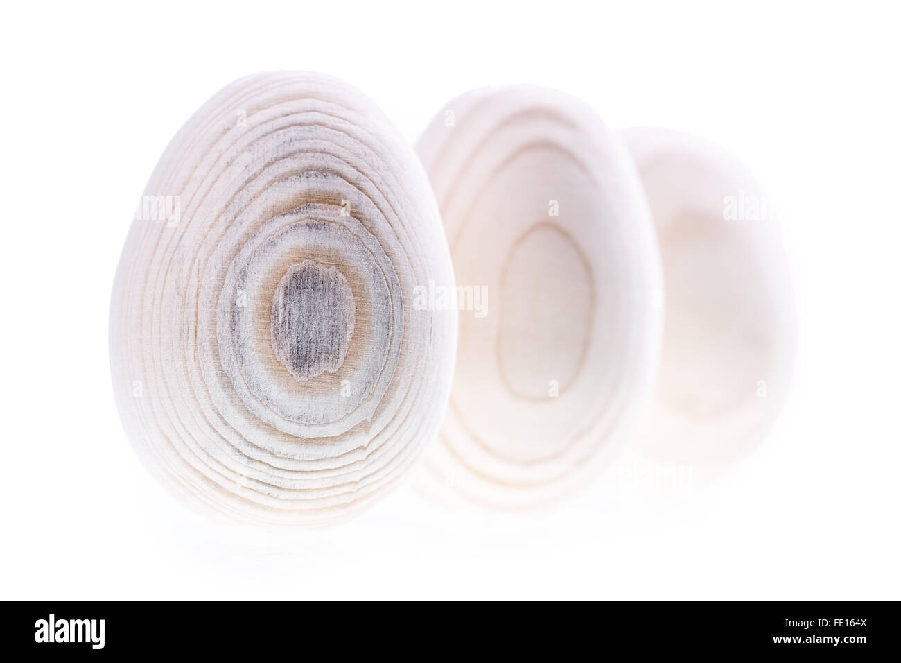 wooden egg Isolated on white background Stock Photo - Alamy