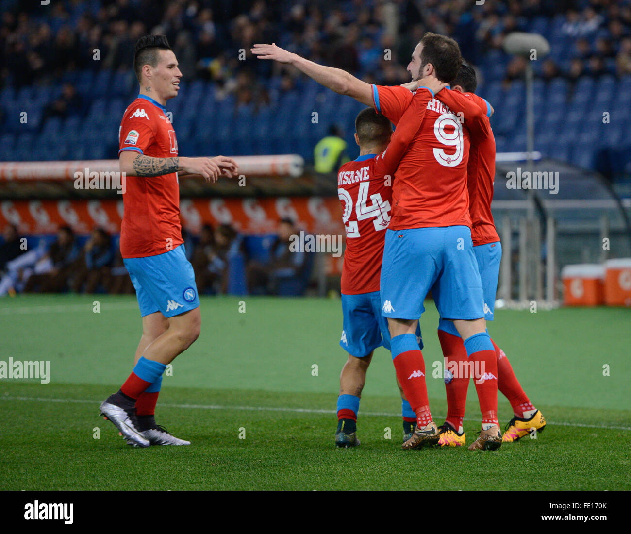 Lazio-Napoli Stock Photo