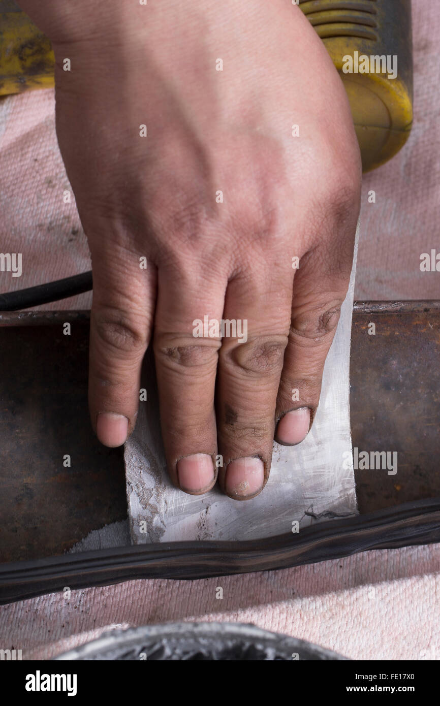 for metal repair Stock Photo Alamy