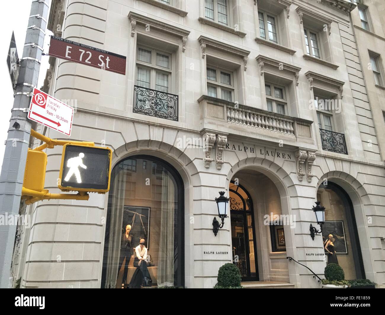 Ralph Lauren store in Manhattan Stock 