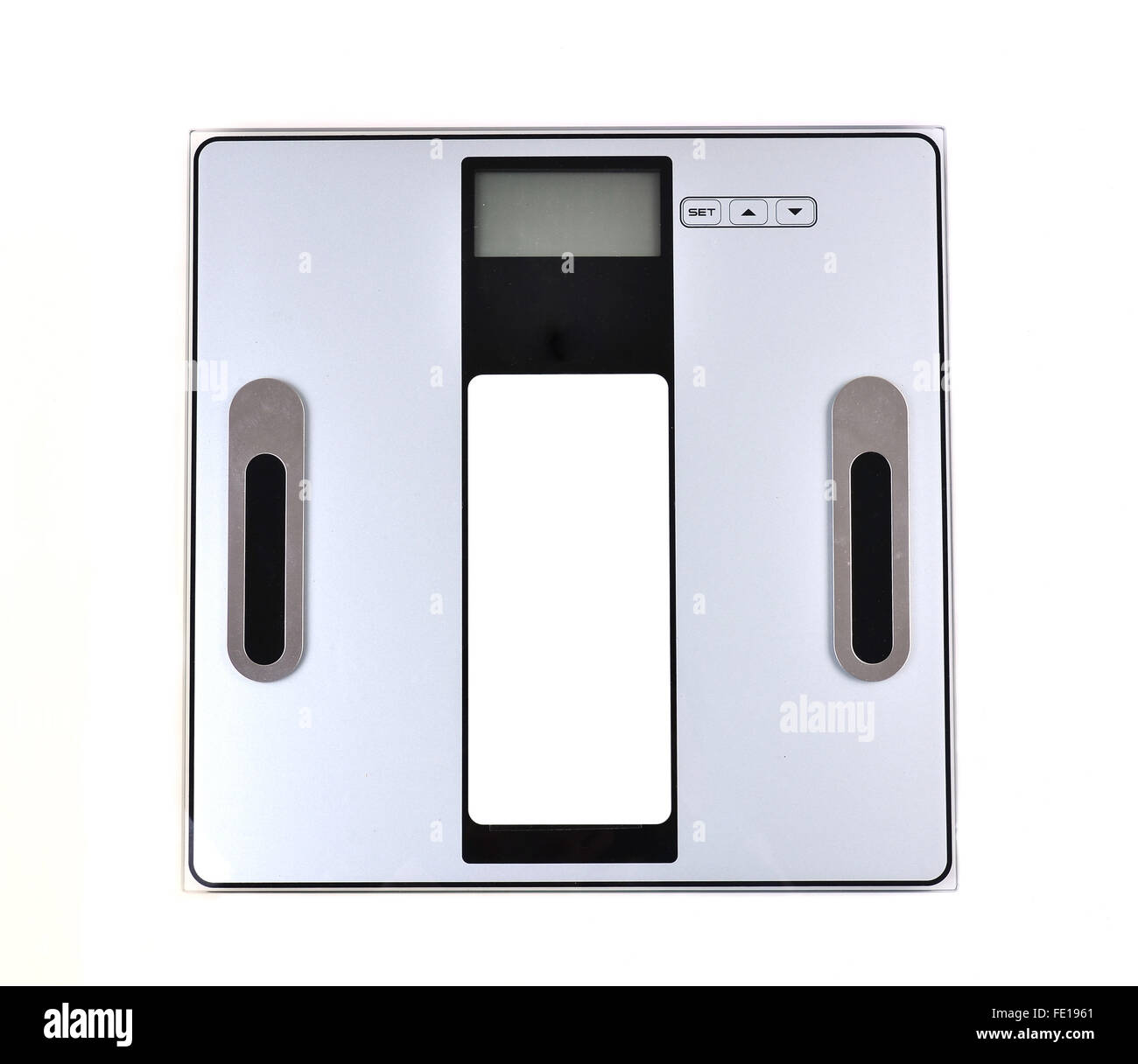 digital weight scale isolated on white background Stock Photo