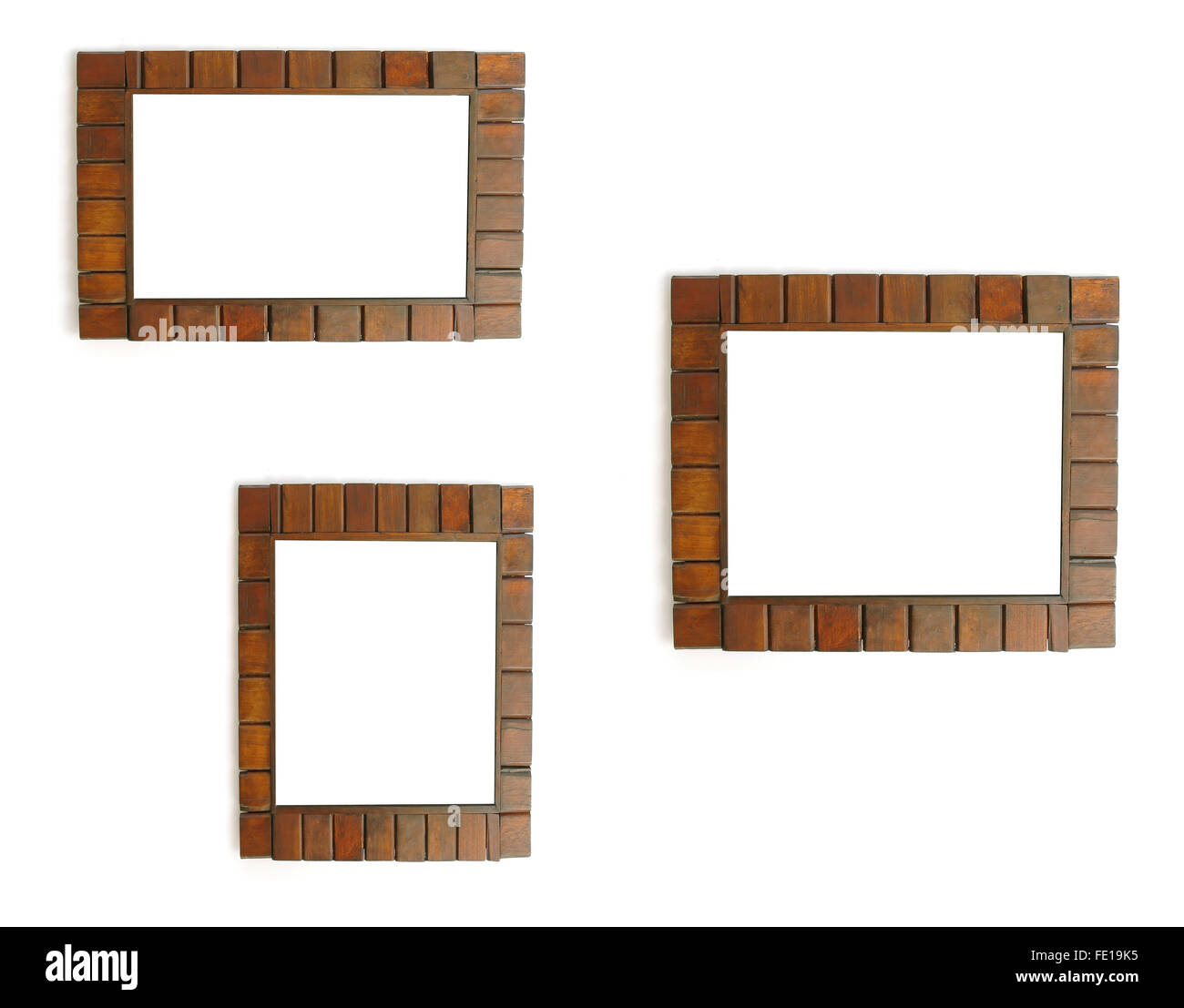 wooden frame isolated Stock Photo - Alamy