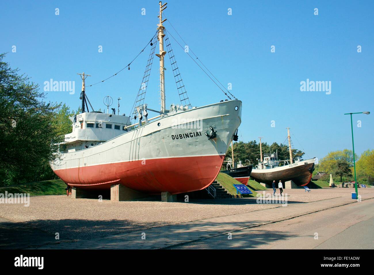 Klaipeda Lithuania. Atlantic trawler Dubingiai built in Klaipeda 1961 now part of the Lithuanian Maritime Museum at Klaipeda Stock Photo