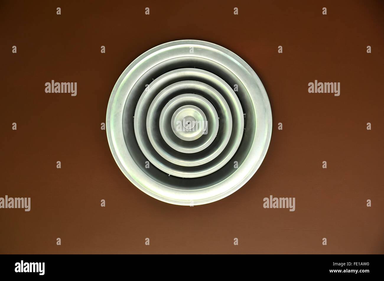 An industrial ventilation fan attached to a building Stock Photo Alamy
