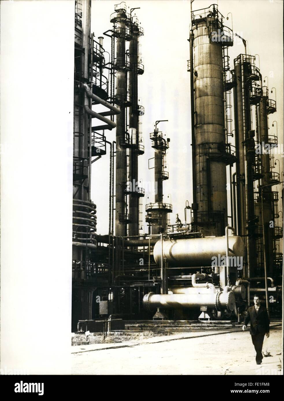 1984 - Photo shows ''Friendship'' oil pipeline carries annually millions of tons of Soviet crude oil to the CSSA countries. The Zazovian Refinery and the Petrochemical Works in Plock/central Poland/ are also customers for the oil. This bid plant is being constantly expanded. At present the construction the Second Catalytic Cracking is nearing completion. the new installation will allow the manufacture of primary goods for propylene, butadiene, high-octane petrol, fuel oil etc. Photo shows Installation for butadiene production. © Keystone Pictures USA/ZUMAPRESS.com/Alamy Live News Stock Photo