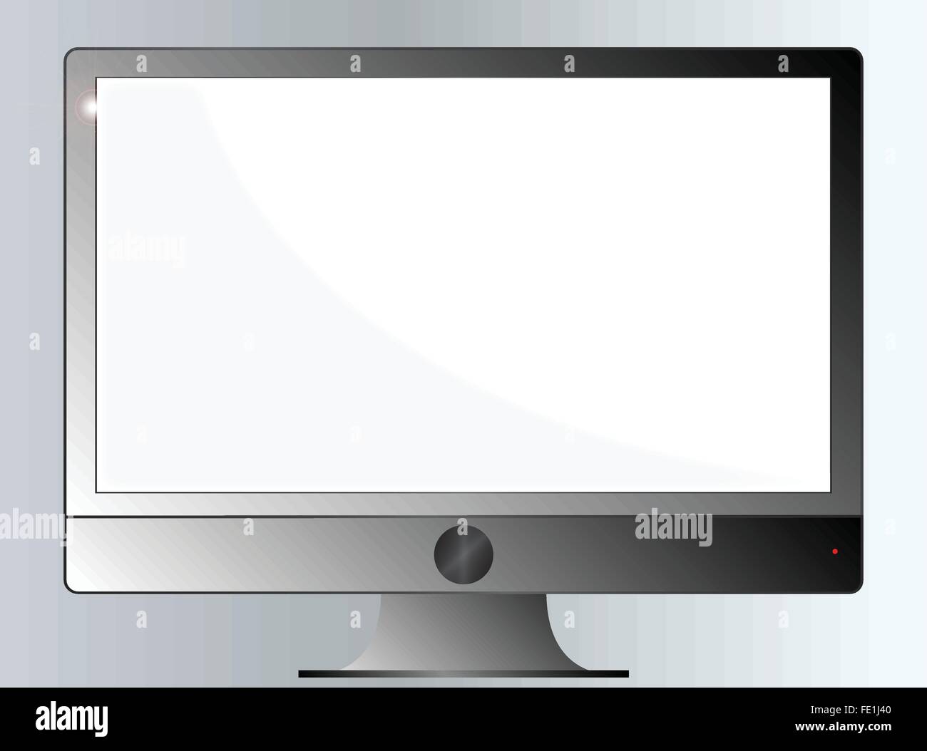 A typical modern slim home or office computer Stock Vector Image & Art ...