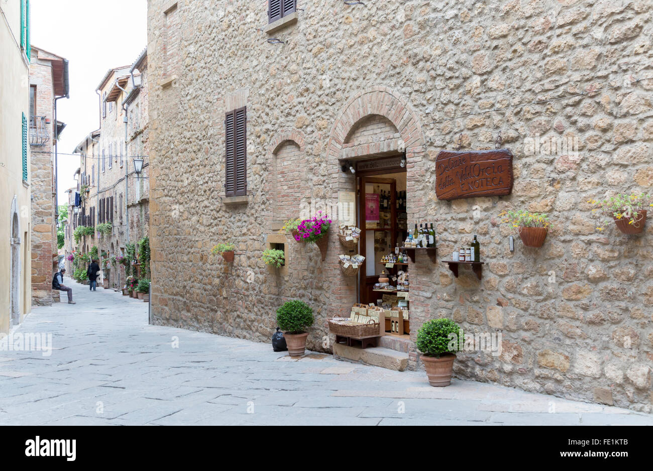 Pienza, Tuscany, Italy Stock Photo