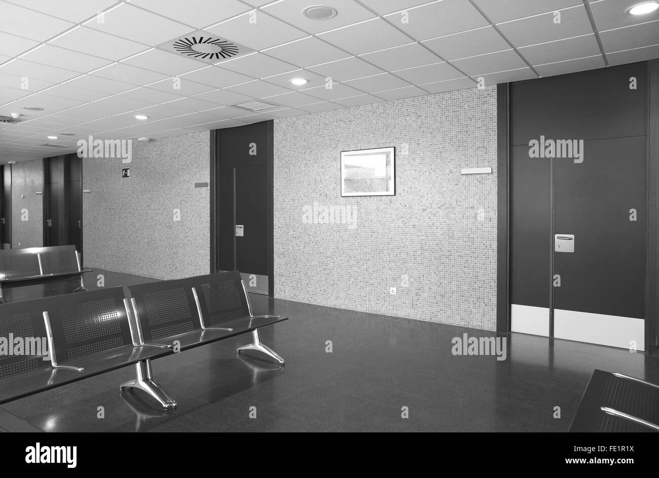 Empty waiting room Black and White Stock Photos & Images - Alamy