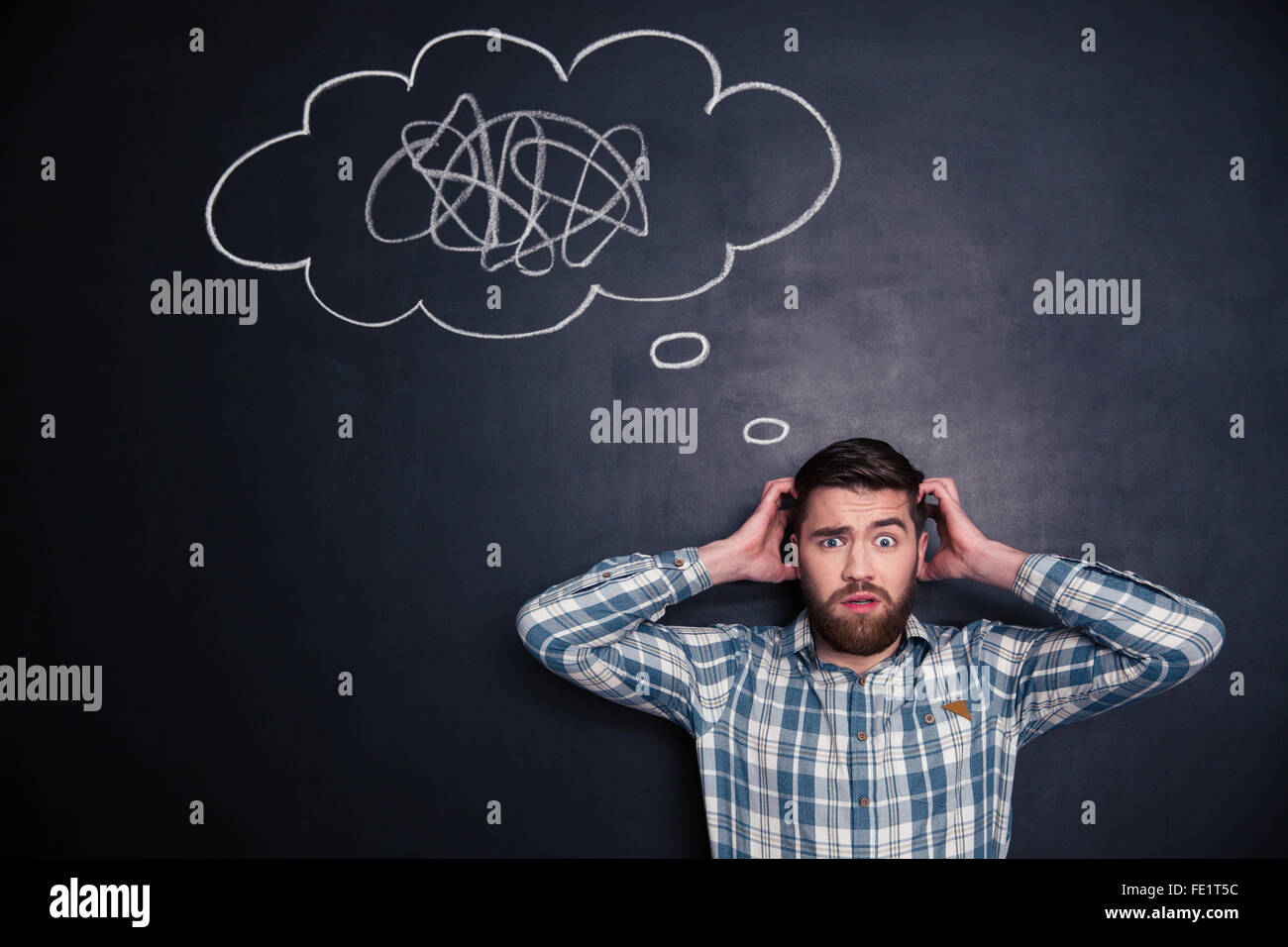 Confused black man hi-res stock photography and images - Alamy