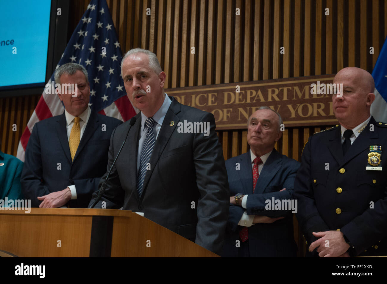 New York, NY, USA. 3rd Feb, 2016. NYPD Chief of Detectives ROBERT BOYCE