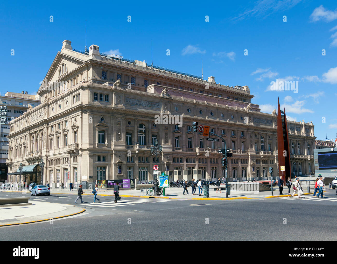 Teatro Coln of Buenos Aires Stock Photo