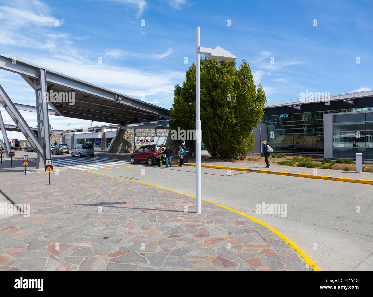 Airport at El Calafate,Argentina Stock Photo