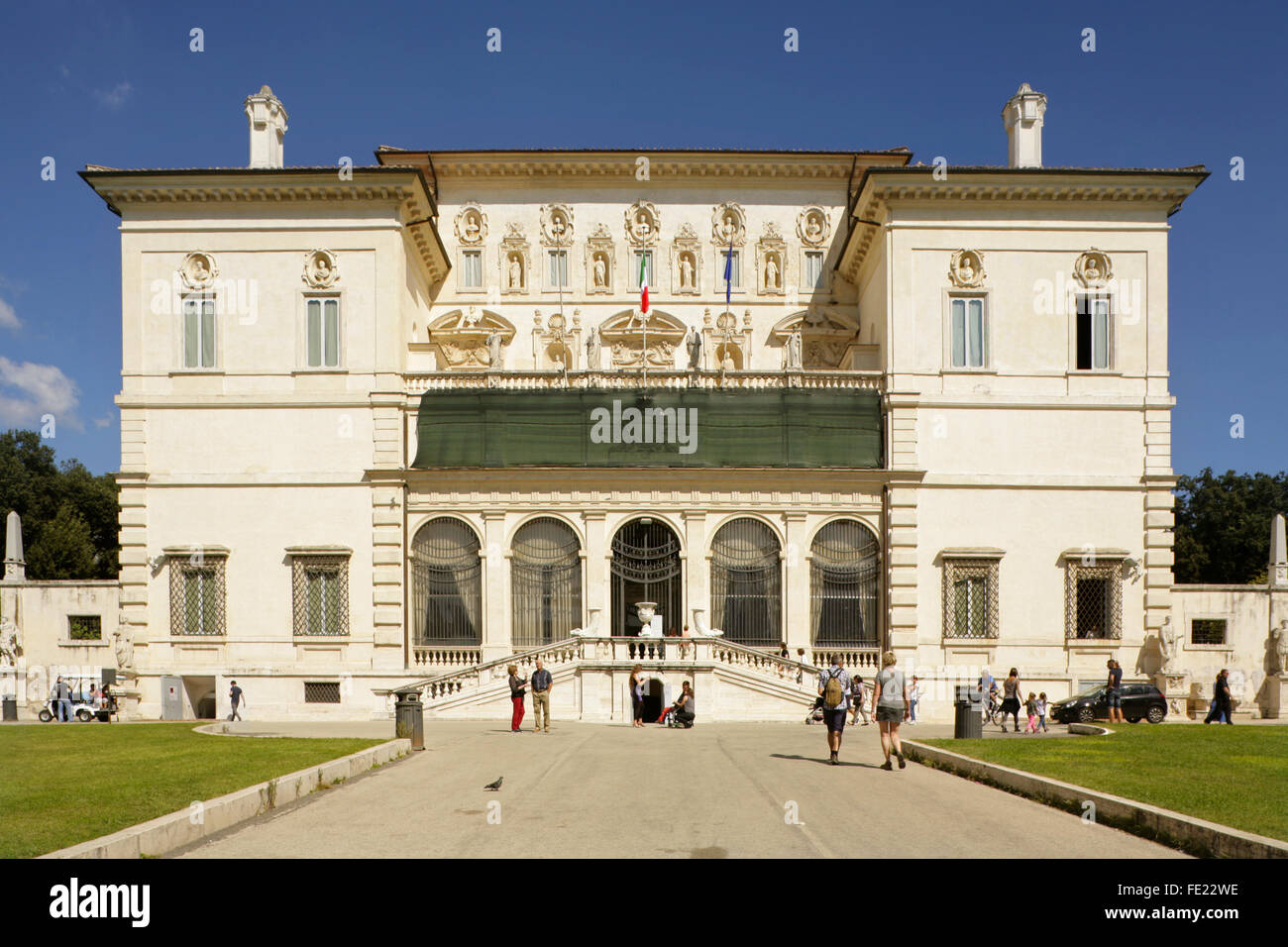 The Villa Borghese housing the Galleria Borghese, Rome, Italy Stock