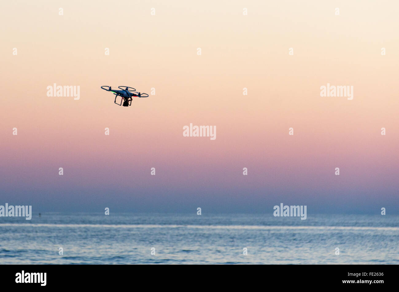 Surfer perfoming a Jump, Unrecognizable Stock Photo