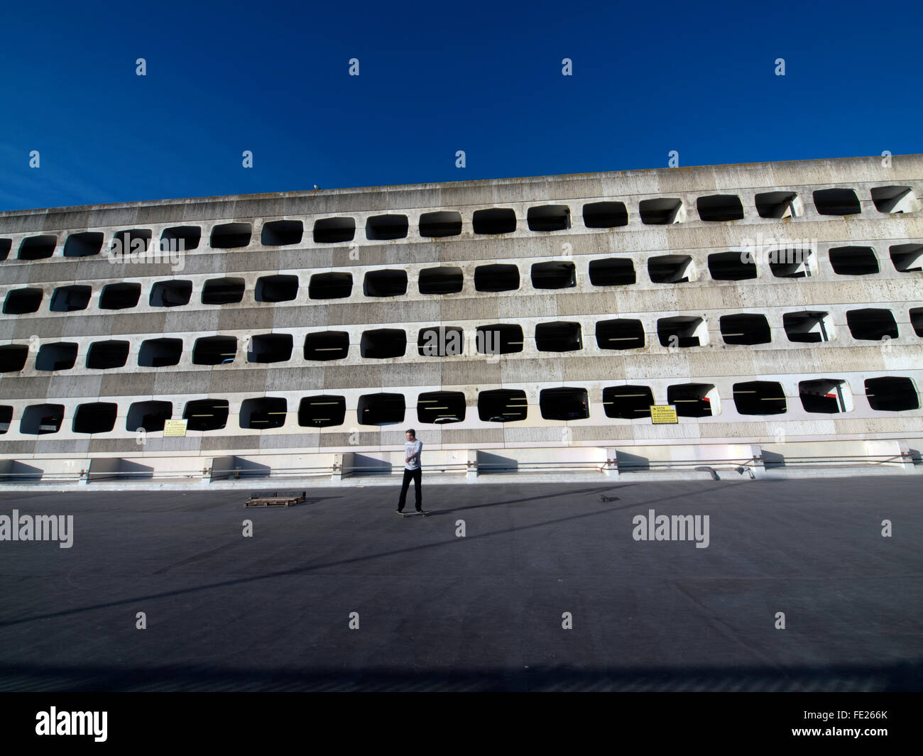 The Grafton Car Park on Worthing seafront Stock Photo Alamy