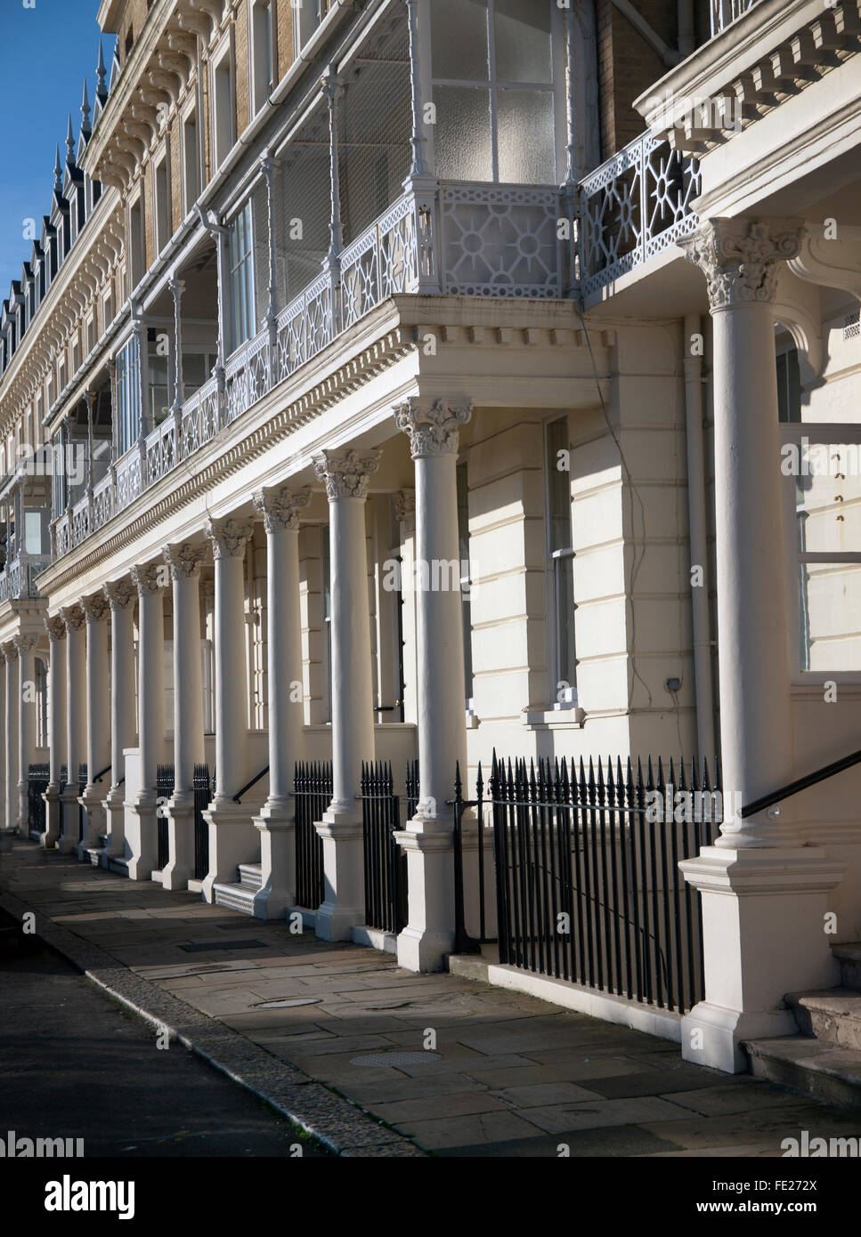 Heene Terrace in Worthing Stock Photo Alamy