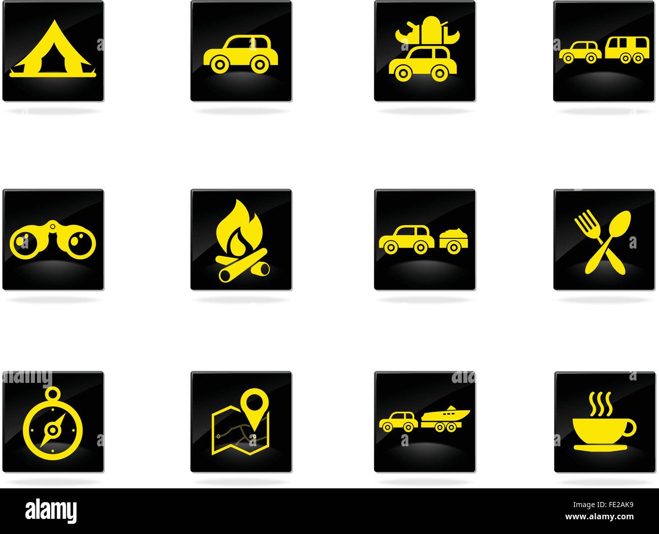 Tourism and Travel Icons Stock Vector Image & Art - Alamy