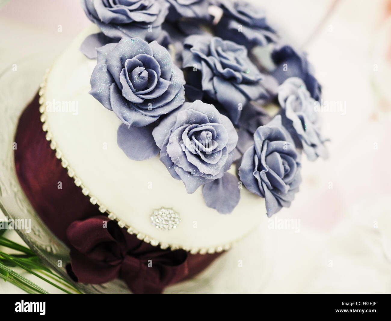 Still life with wedding cake Stock Photo