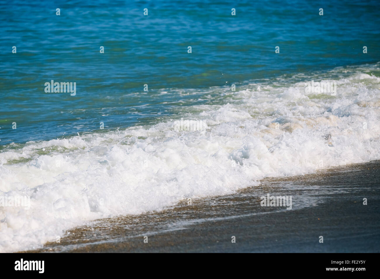 Soft Sea Ocean Waves Splash Background. White foam Stock Photo - Alamy