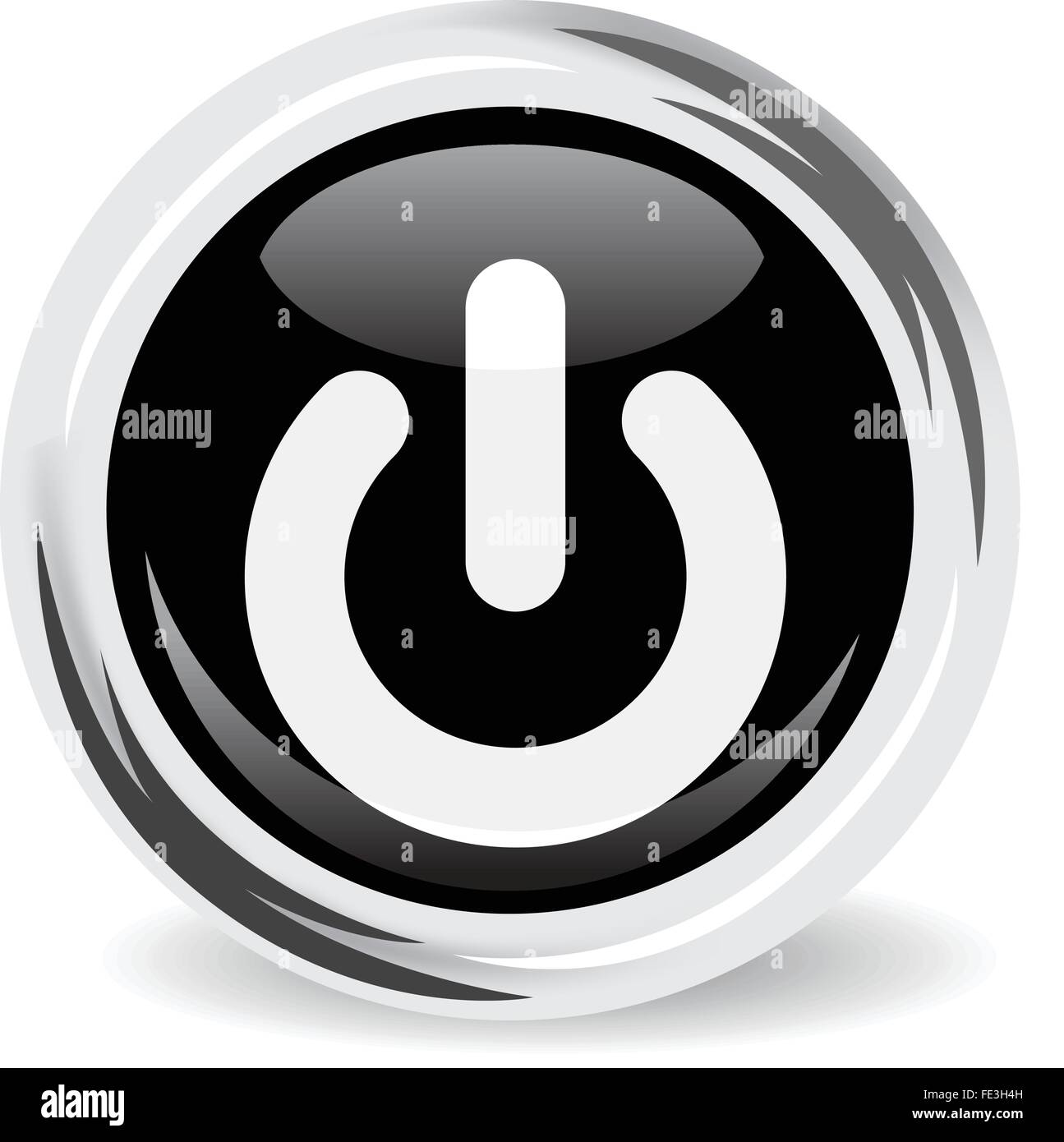 Power button icon Stock Vector Image & Art - Alamy