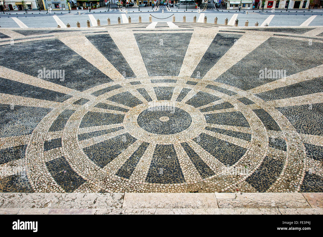 Parvis, Mafra National Palace, Mafra, Lisbon Coast, Portugal, Europe Stock Photo