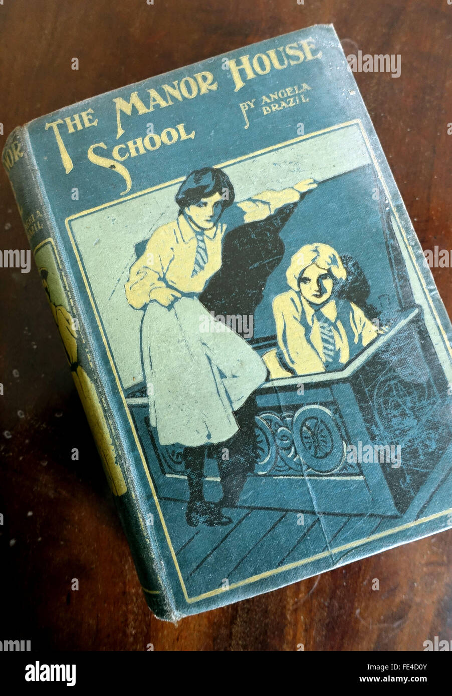 Vintage copies of girls boarding school stories by Angela Brazil