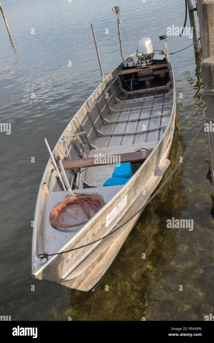 Aluminum boat reflection hi-res stock photography and images - Alamy