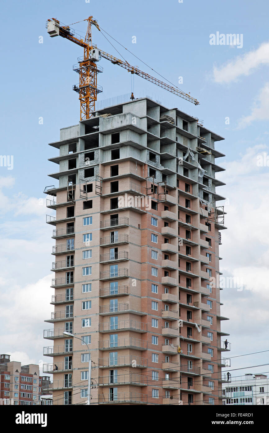 Construction residential building Stock Photo - Alamy