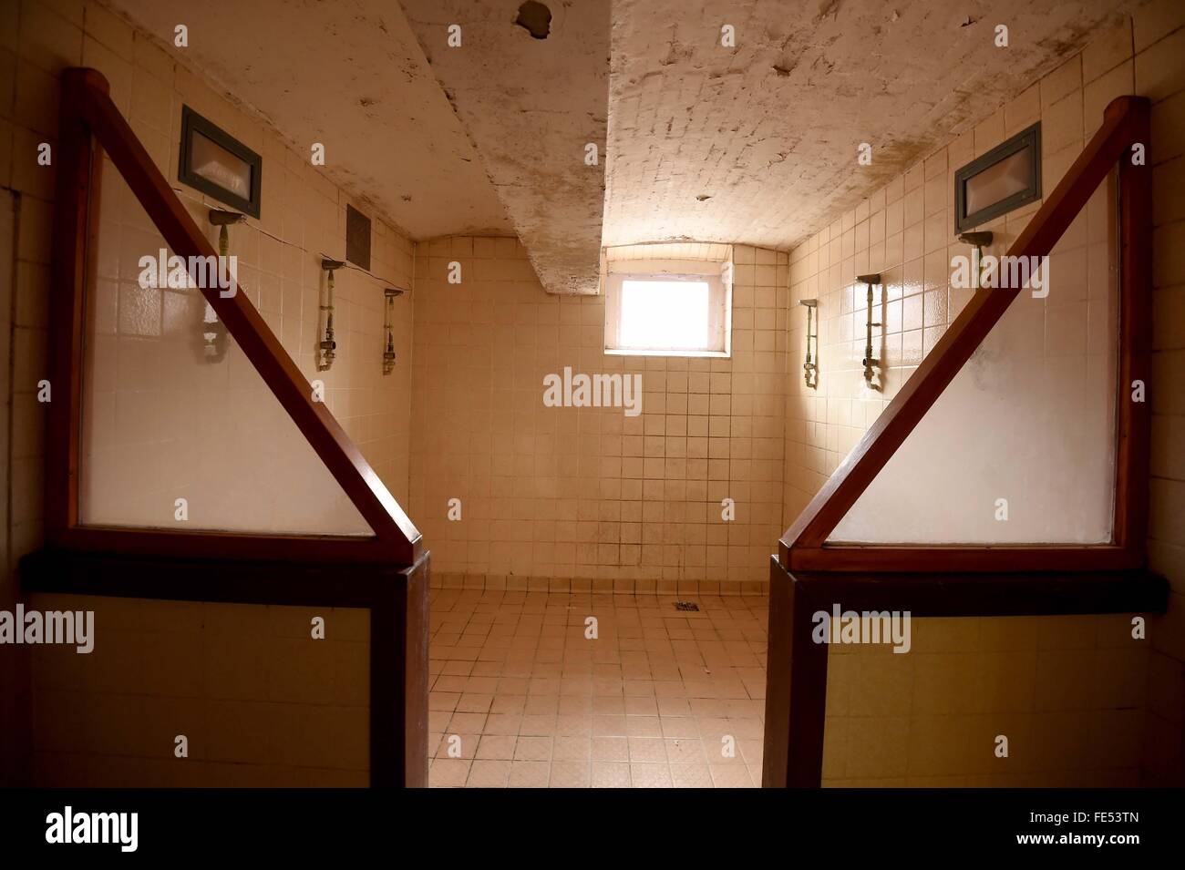 HMP Dorchester Prison, shower block, Dorset, Britain, UK Stock Photo 94769829 Alamy