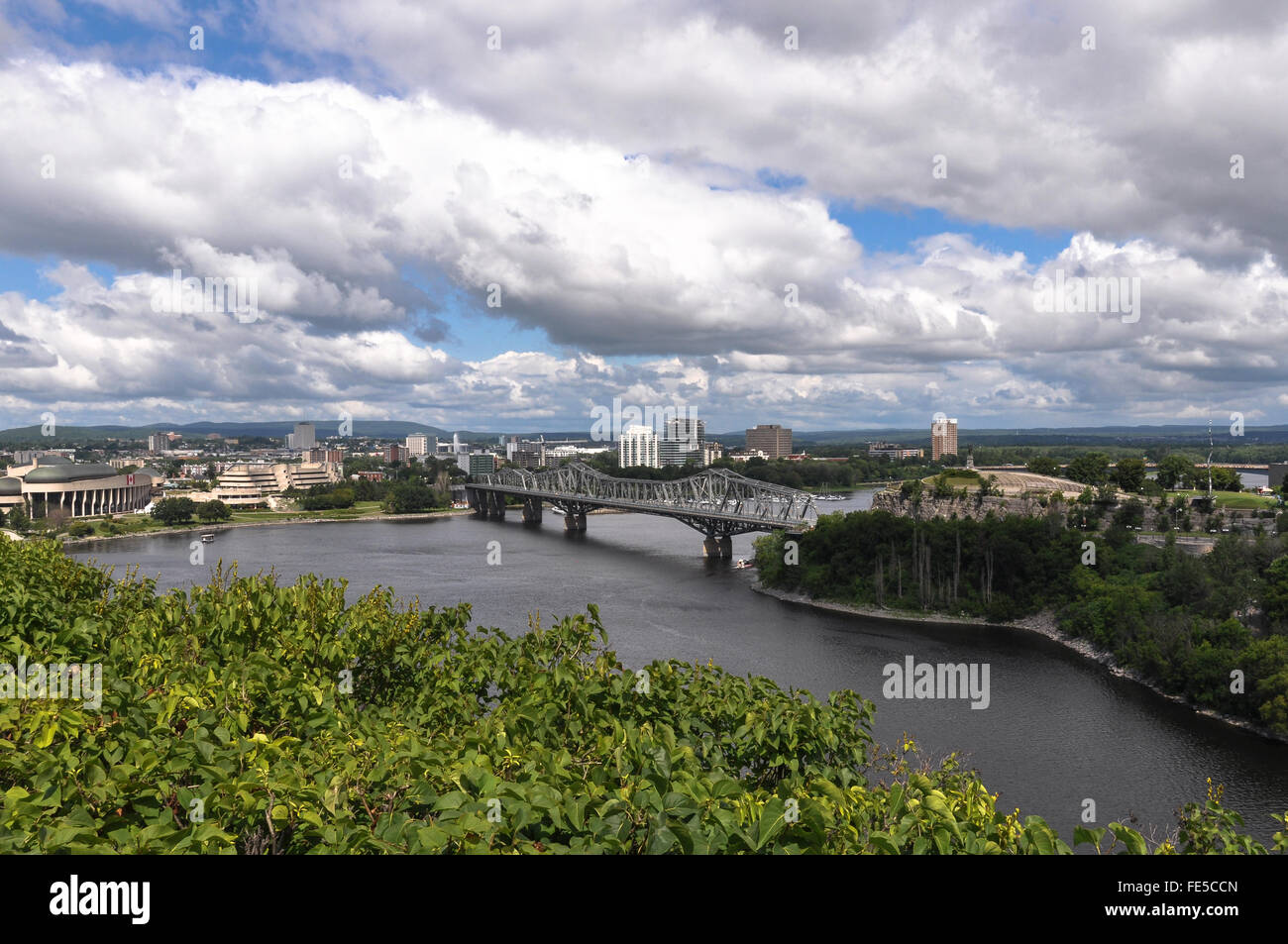 Ottawa View Ottawa view from the Parliament Hill, Canada Stock Photo - Alamy