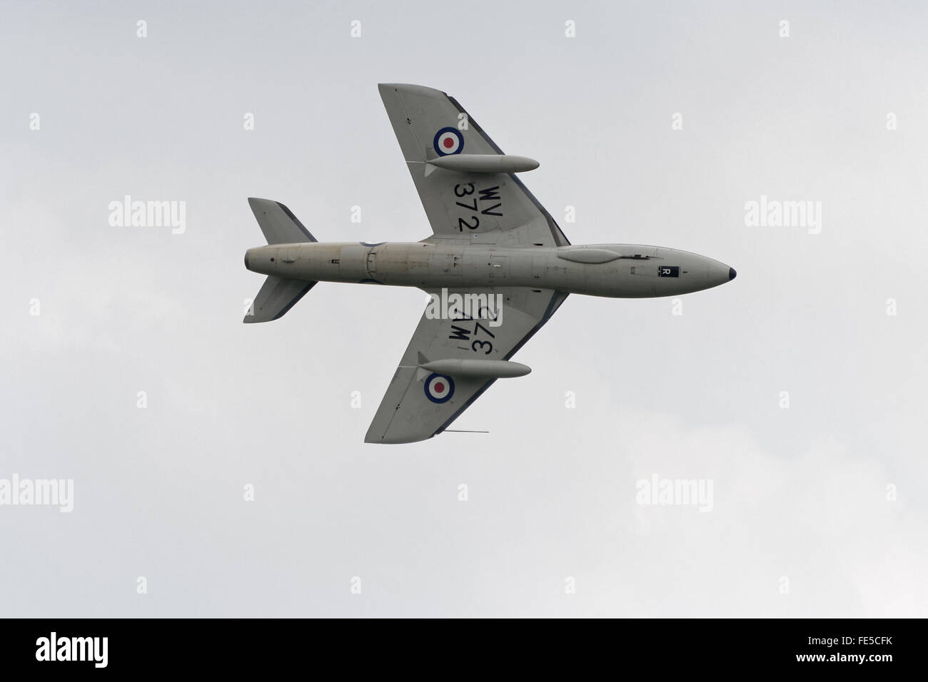 Hawker Hunter T.7 WV372 Stock Photo