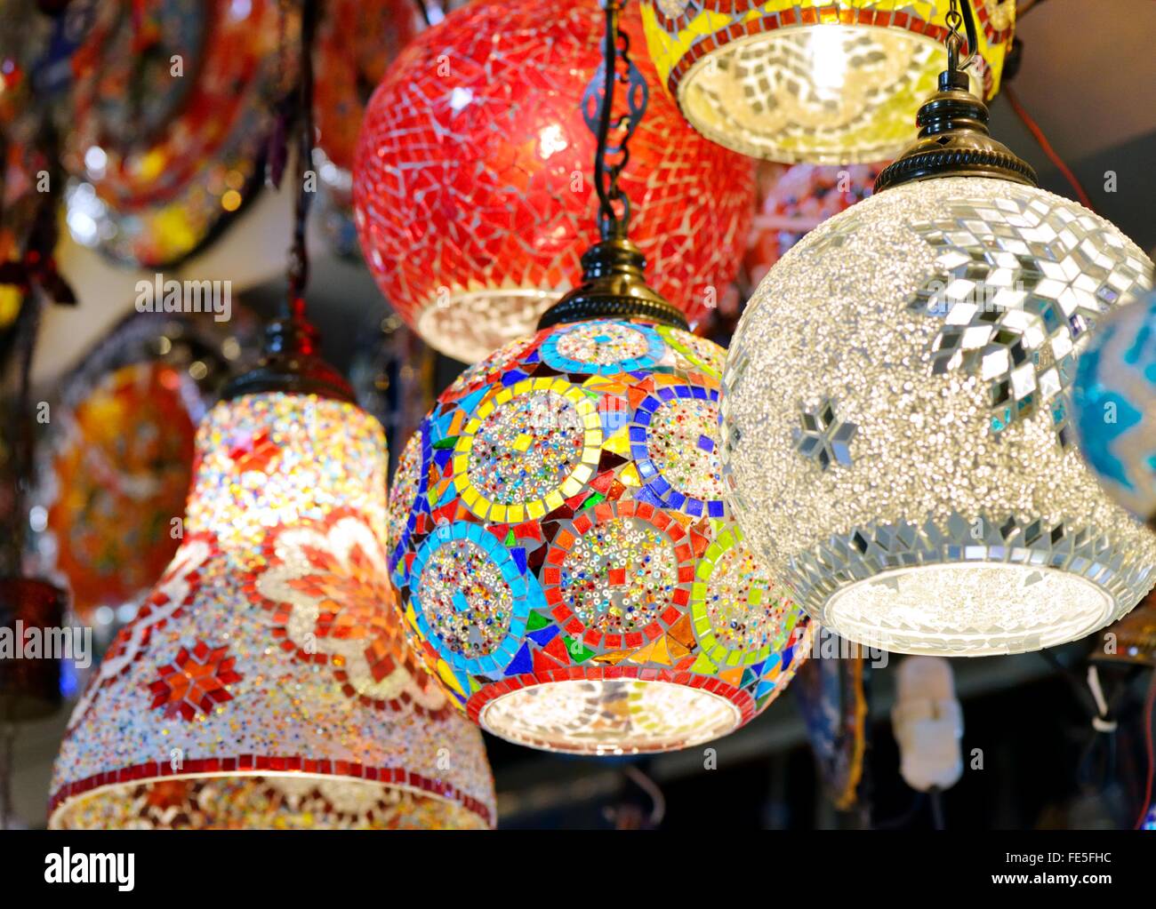 Lamp Stock Ornate glass lamps Stock Photo - Alamy