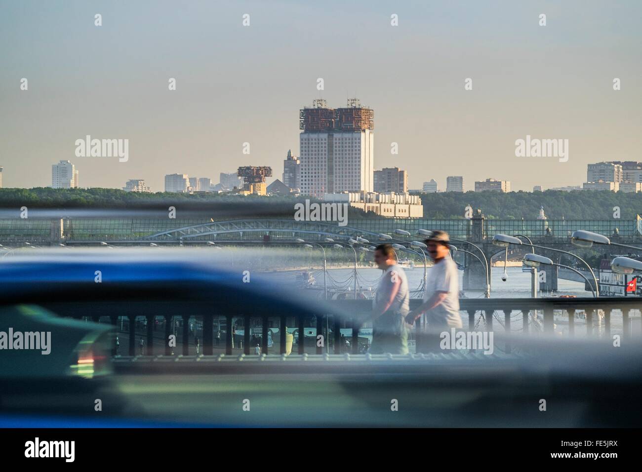 Russia, Moscow. Krymsky Bridge Stock Photo - Alamy