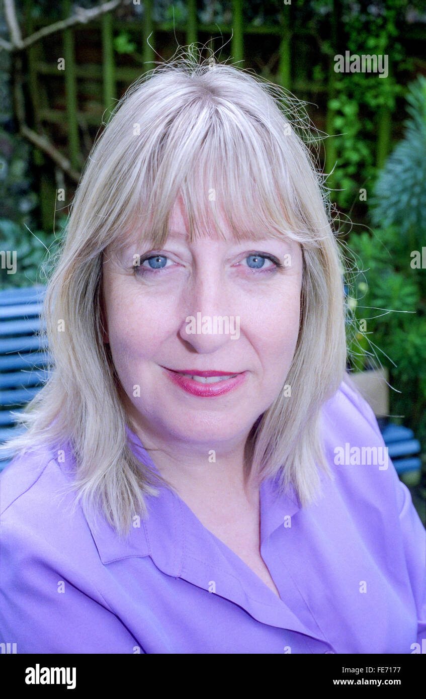 Author, journalist and broadcaster Lynne Truss. Stock Photo