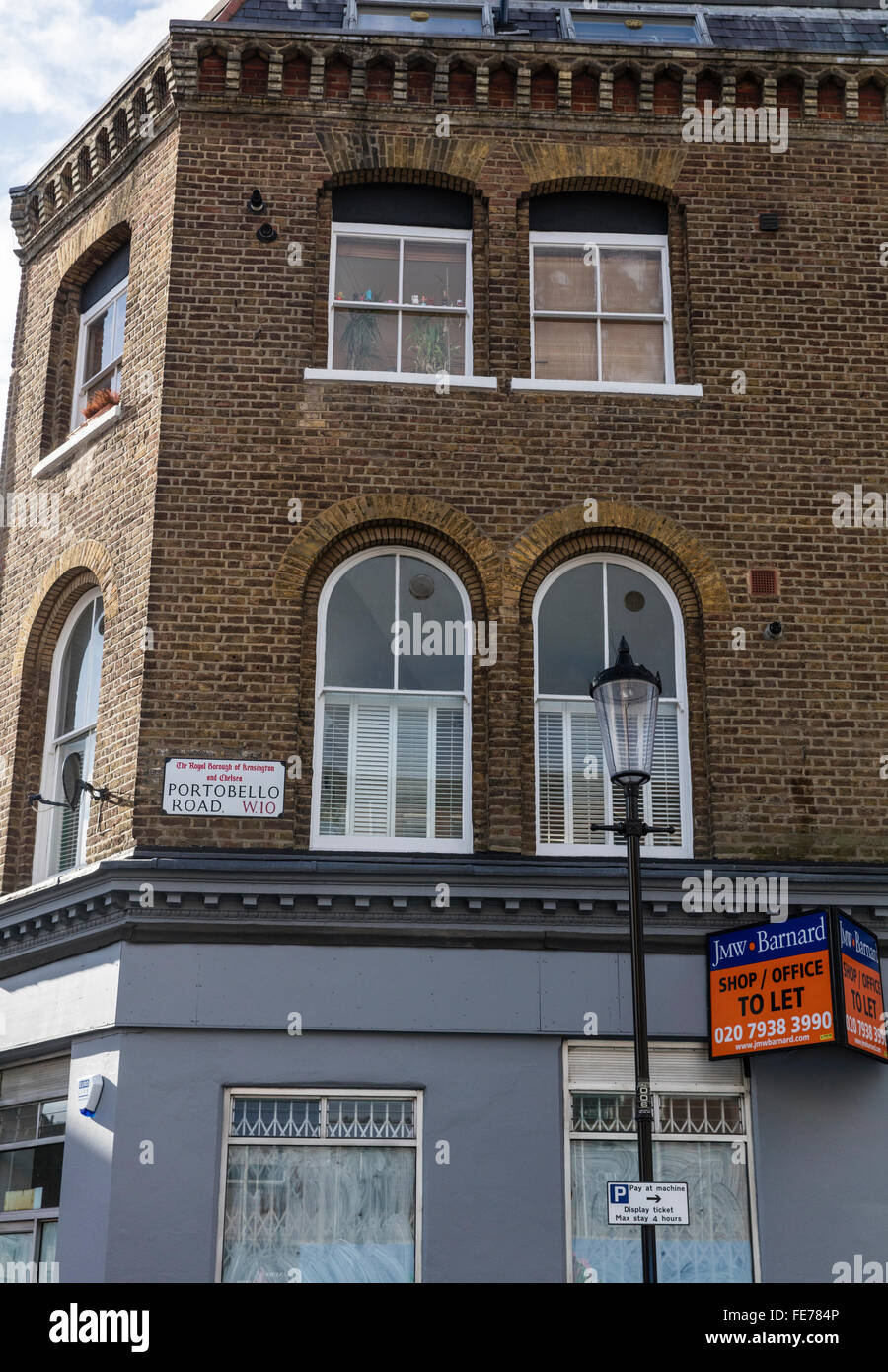 House in Portobello Road London W10 Stock Photo Alamy