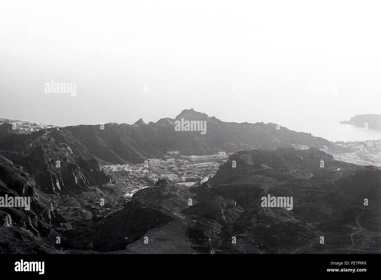 42 Cdo RM mountain country around Aden Yemen 1967 British withdrawal Stock Photo