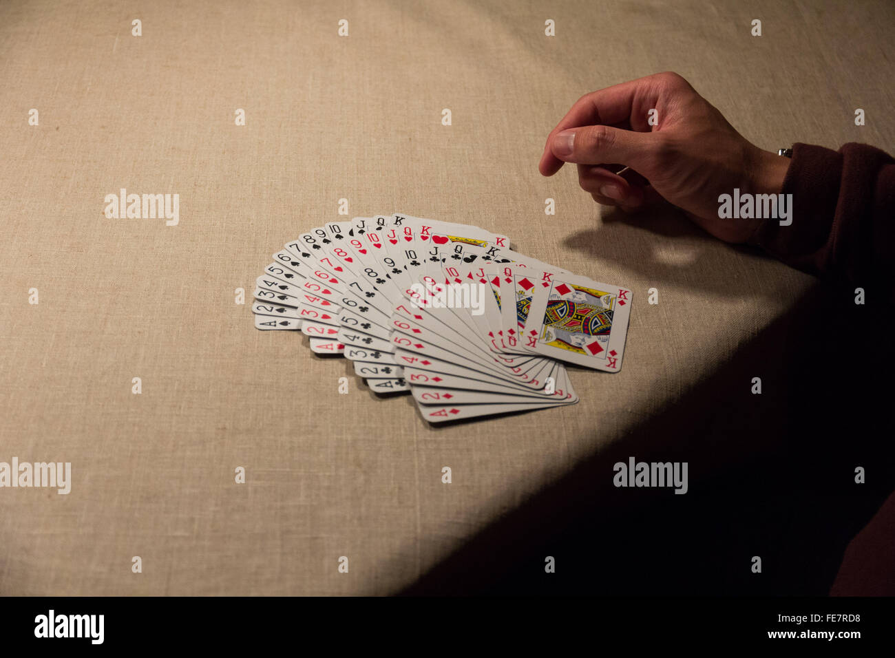 Deck of cards Stock Photo Alamy
