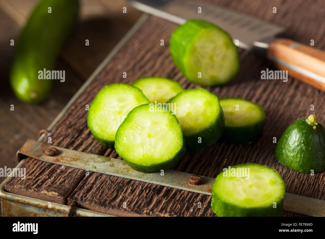 Raw Organic Mini Baby Cucumbers Ready to Eat Stock Photo Alamy