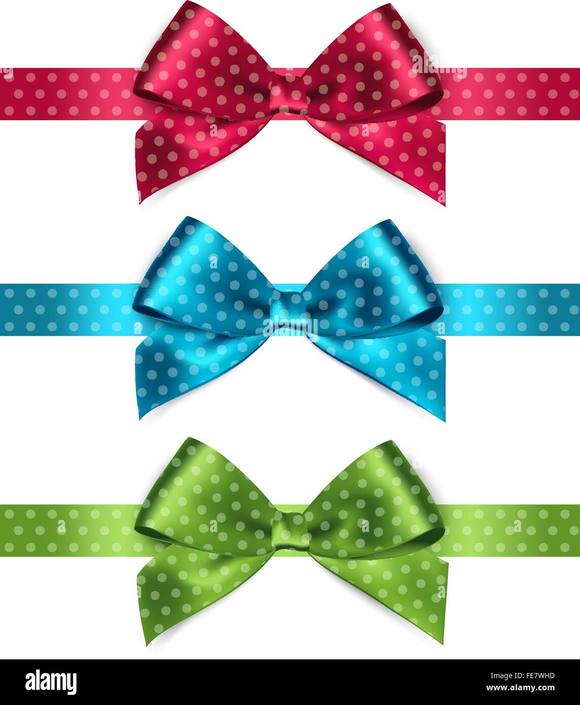 Shiny satin ribbon on white background Stock Vector Image & Art - Alamy