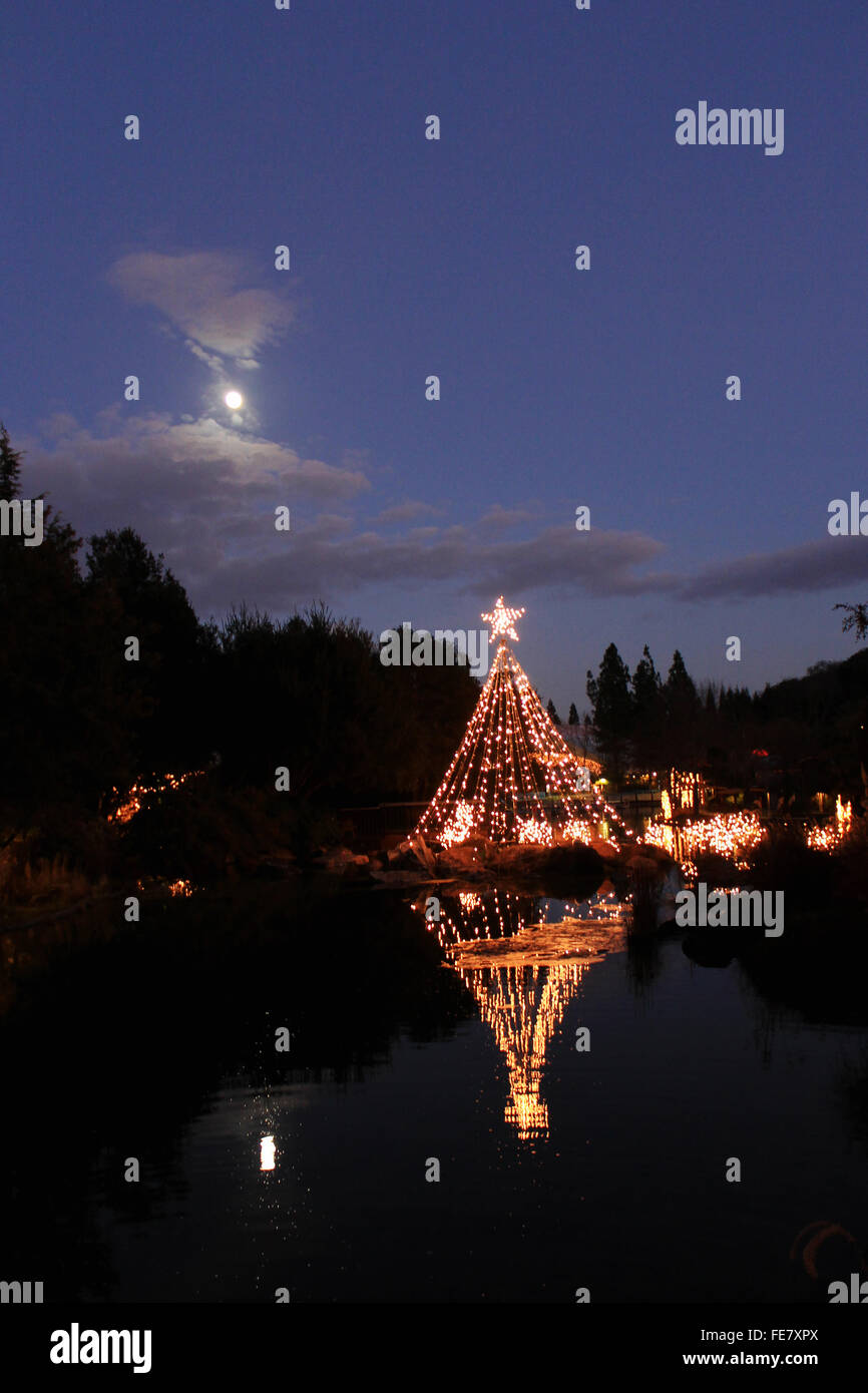 christmas lights gilroy gardens brian mcguire Stock Photo Alamy