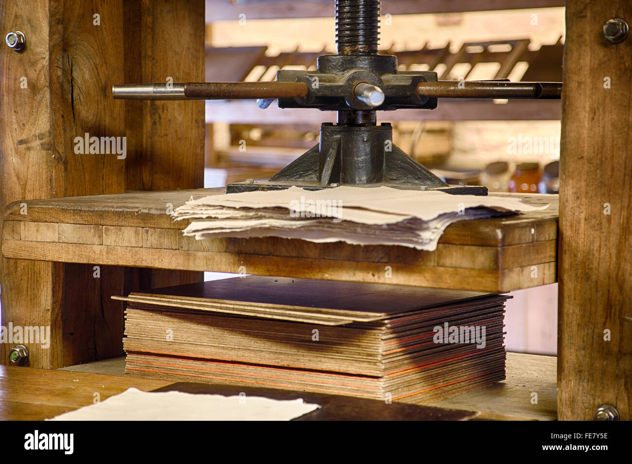 Book binding factory hires stock photography and images Alamy