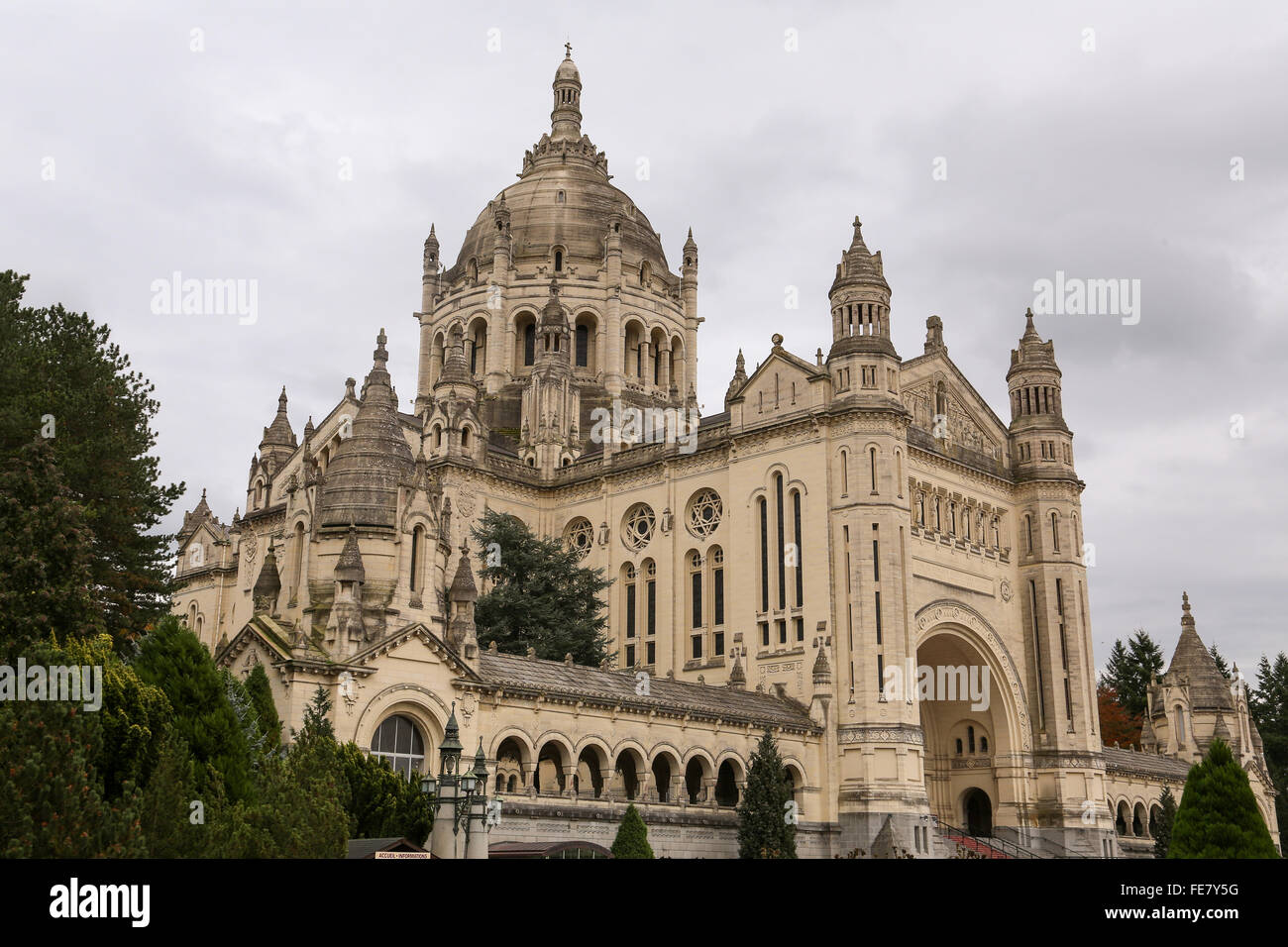 Basilica of St. Therese of Lisieux in Normandy France Stock Photo Alamy