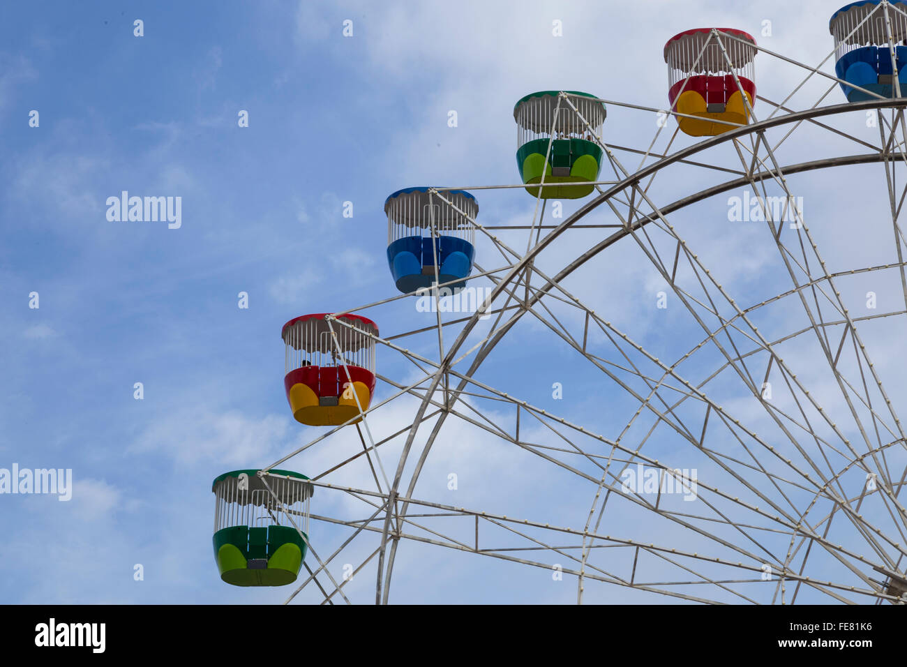 Ferris WHeel Gondolas Stock Photo Alamy