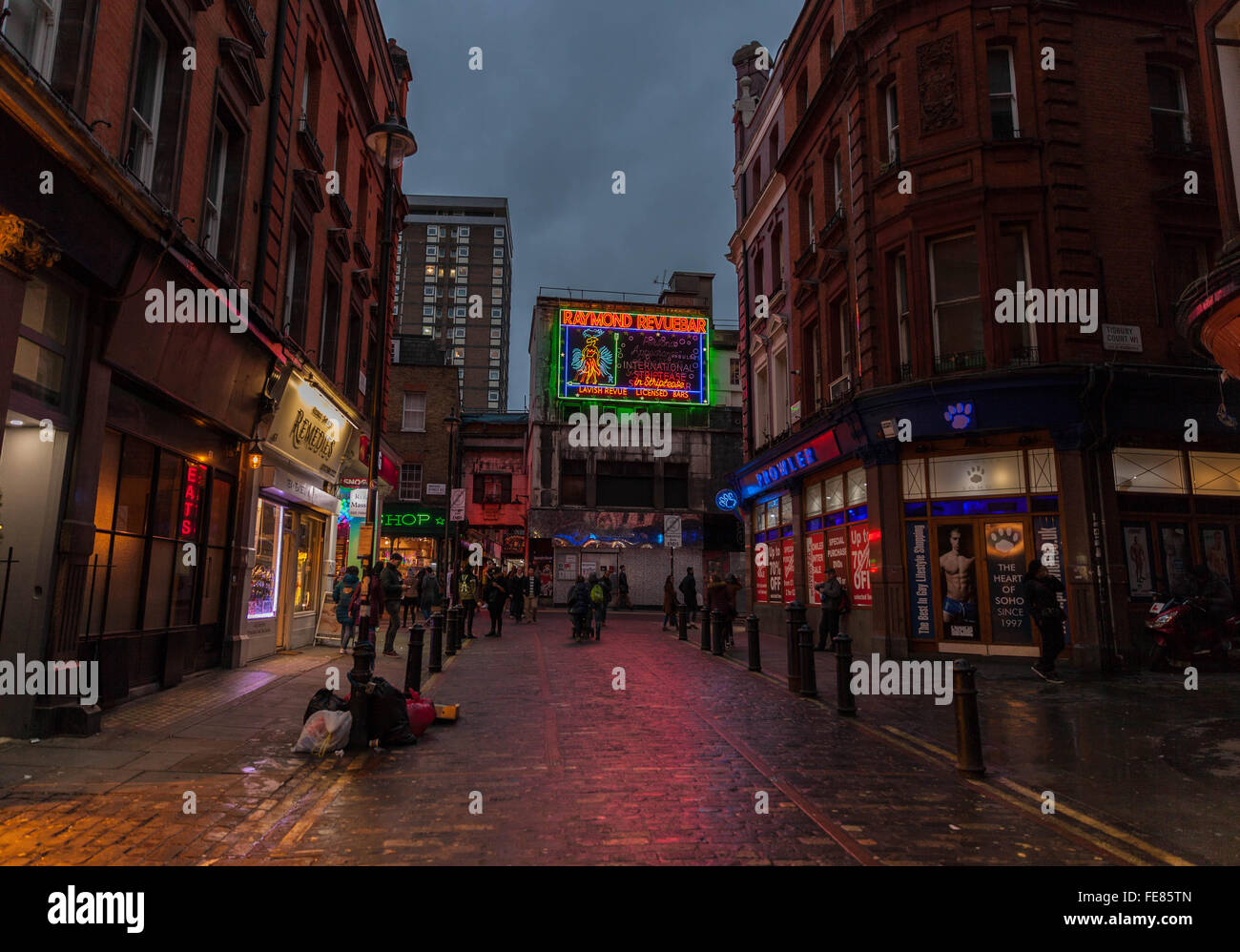 Rupert Street, Soho, London, England, UK Stock Photo Alamy