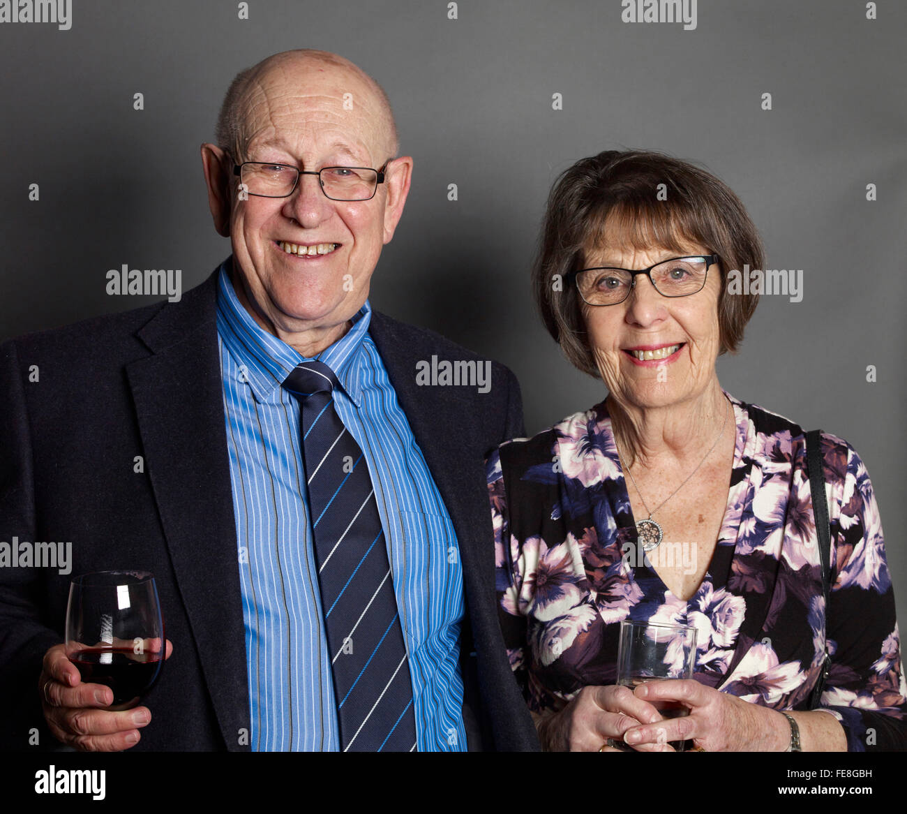 Leon and June Bernicoff at the Oldie of the Year Awards 2016 Stock Photo