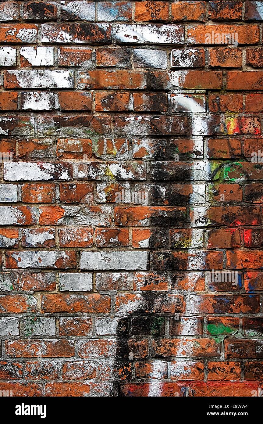 Graffiti On Brick Wall Stock Photo   Alamy