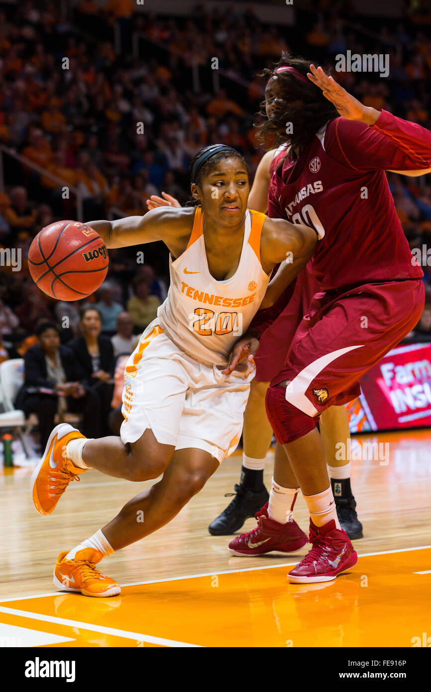 February 4, 2016 Te'a Cooper 20 of the Tennessee Lady Volunteers