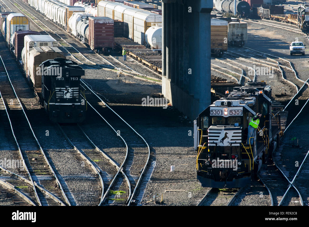 Norfolk Southern Railway at the Norfolk Southern Enola Yard