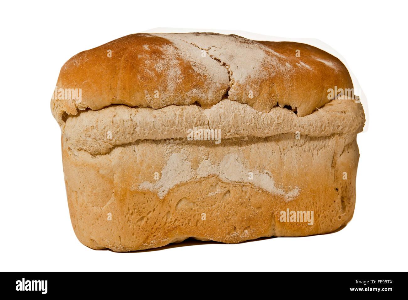 Fresh baked homemade White Bread Stock Photo